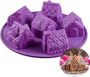 Mini houses silicone mould