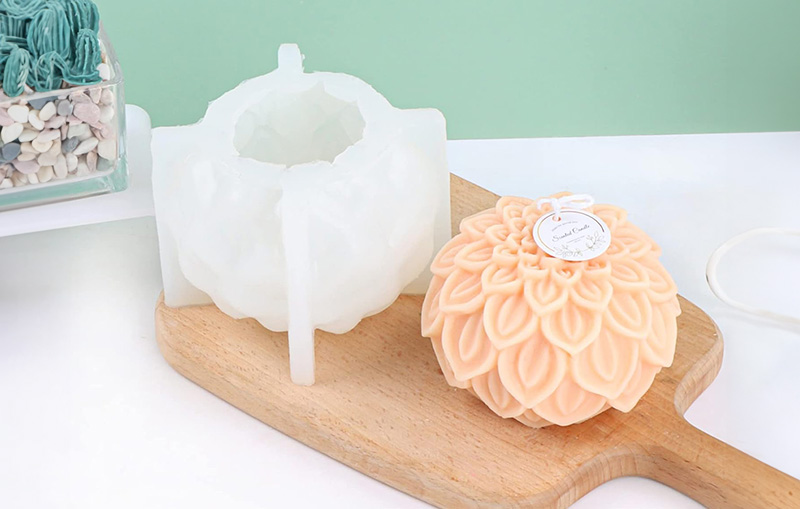 Nasturtium Ball Unique Candle Moulds