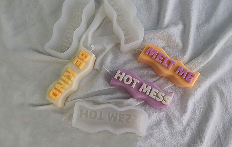 Various Slogan Unique Candle Moulds