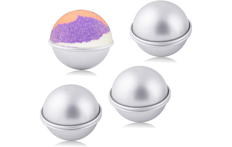 sphere metal bath bomb molds