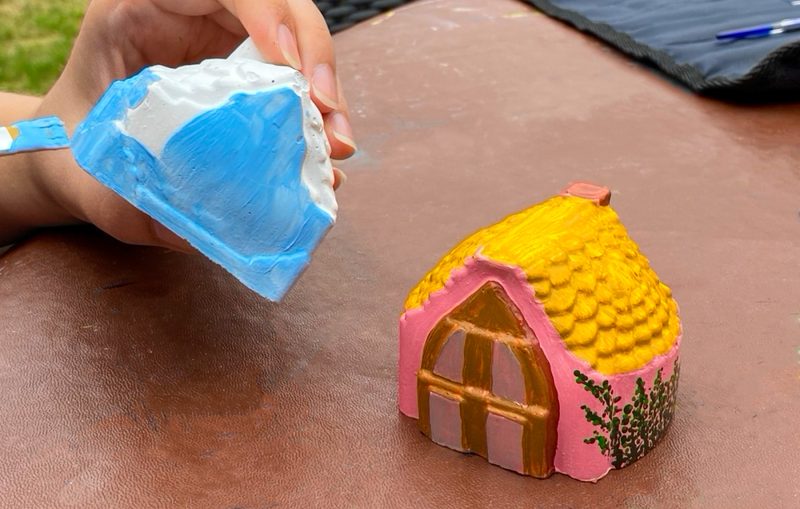 Mini cement houses